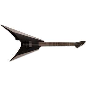 LTD ARROW-NT Black Metal Electric Guitar, Black Satin