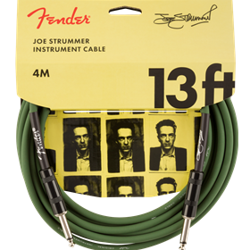 Joe Strummer Pro 13' Instrument Cable, Drab Green