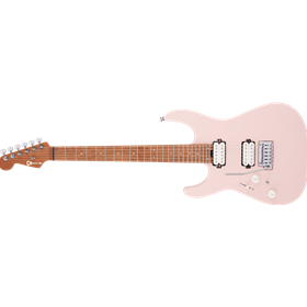 Pro-Mod DK24 HH 2PT CM LH, Caramelized Fingerboard, Satin Shell Pink