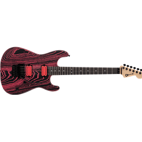 Pro-Mod San Dimas® Style 1 HH FR E Ash, Ebony Fingerboard, Neon Pink Ash