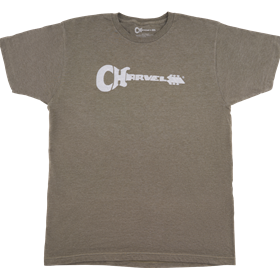 Charvel® Guitar Logo T-Shirt, Heather Green, S