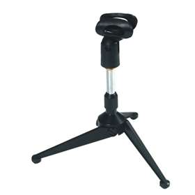 Desktop tripod microphone stand