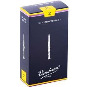 Vandoren 2 Strength Eb Clarinet Reeds