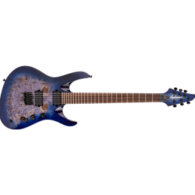 Pro Series Signature Chris Broderick Soloist™ HT6P, Laurel Fingerboard, Transparent Blue