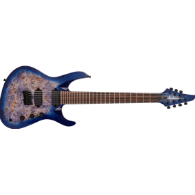 Pro Series Signature Chris Broderick Soloist™ HT7P, Laurel Fingerboard, Transparent Blue