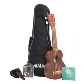 Kala Concert KA-15 Series Ukulele Bundle