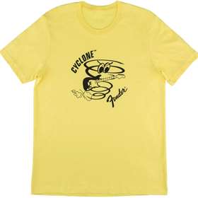 Fender Cyclone T-Shirt, Yellow, M
