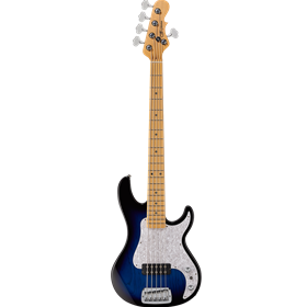 Fullerton Deluxe Kiloton 5, Blueburst, Maple Fretboard