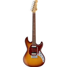 Fullerton Deluxe Skyhawk HH, Old School Burst, Chechen Fretboard