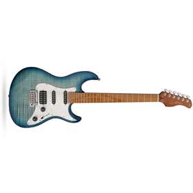 Sire Larry Carlton S7 Flame Maple, Trans Blue