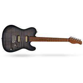 Sire Larry Carlton T7 Flame Maple, Trans Black