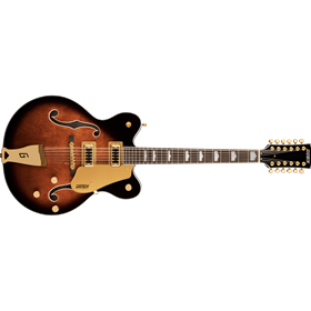 G5422G-12 Electromatic® Classic Hollow Body Double-Cut 12-String with Gold Hardware, Laurel Fingerbo