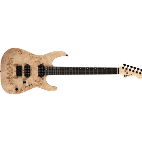 Pro-Mod DK24 HH HT E Mahogany with Poplar Burl, Ebony Fingerboard, Desert Sand