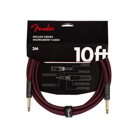 10' Deluxe Woven Tweed Cable, Ltd. Edition Oxblood
