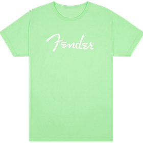 Fender® Spaghetti Logo T-Shirt, Surf Green, S