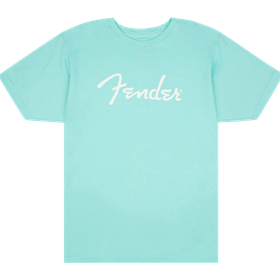 Fender® Spaghetti Logo T-Shirt, Daphne Blue, L