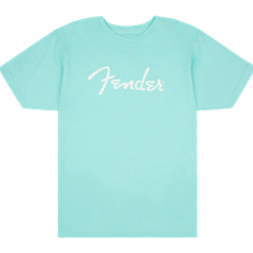 Fender® Spaghetti Logo T-Shirt, Daphne Blue, XL