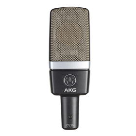 AKG C214 - Reference multi-pattern tube studio condencer Mic w/9 polar patterns