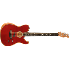 American Acoustasonic® Telecaster®, Ebony Fingerboard, Crimson Red