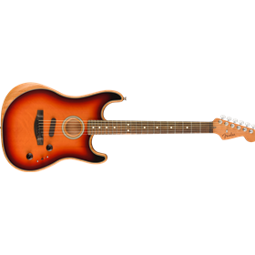 American Acoustasonic® Strat®, Ebony Fingerboard, 3-Color Sunburst