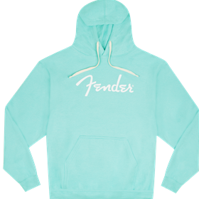 Fender® Spaghetti Logo Hoodie, Daphne Blue, S