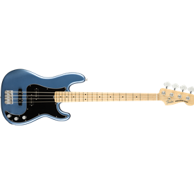Fender American Performer Precision Bass, Maple Fingerboard, Satin Lake Placid Blue