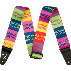 MonoNeon Logo Strap, Multi-Color, 2"