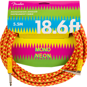 MonoNeon Instrument Cable, 18.6', Orange
