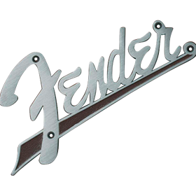 Fender® Flat '63 Amplifier Logo, Brown