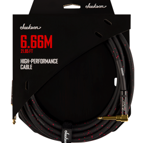 Jackson® High Performance Cable, Black and Red, 21.85' (6.66 m)