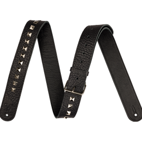 Jackson® Metal Stud Leather Strap, Black, 2.5"