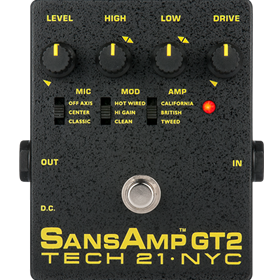 SansAmp GT Guitar Drive & Cab Sim w/EQ