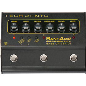 SansAmp 3 Channel Programmable Bass Driver DI