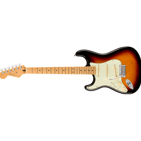 Player Plus Stratocaster®, Left-Hand, Maple Fingerboard, 3-Color Sunburst