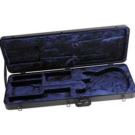 Schecter Hardcase for C-Shape Electric Guitars, Black/Blue Interior