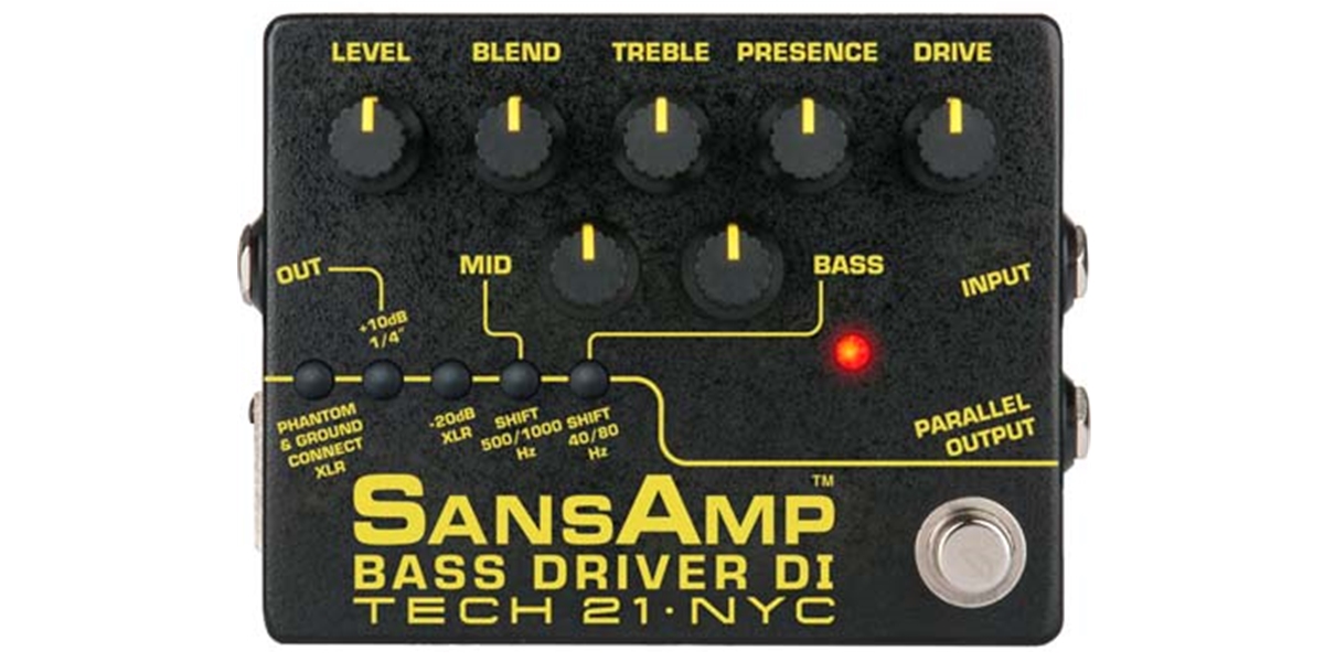 Innovations Music - SansAmp Bass Driver DI (v2) - Pre-Amp & DI for