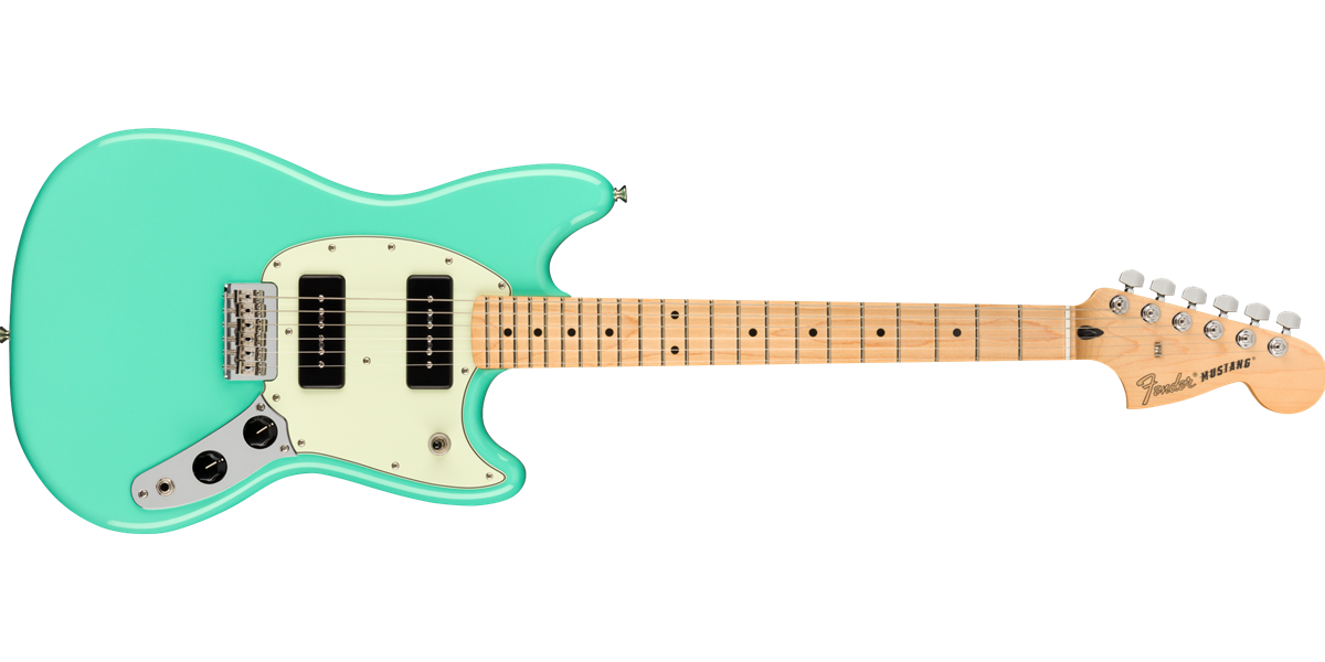 Innovations Music - Player Mustang® 90, Maple Fingerboard, Sea