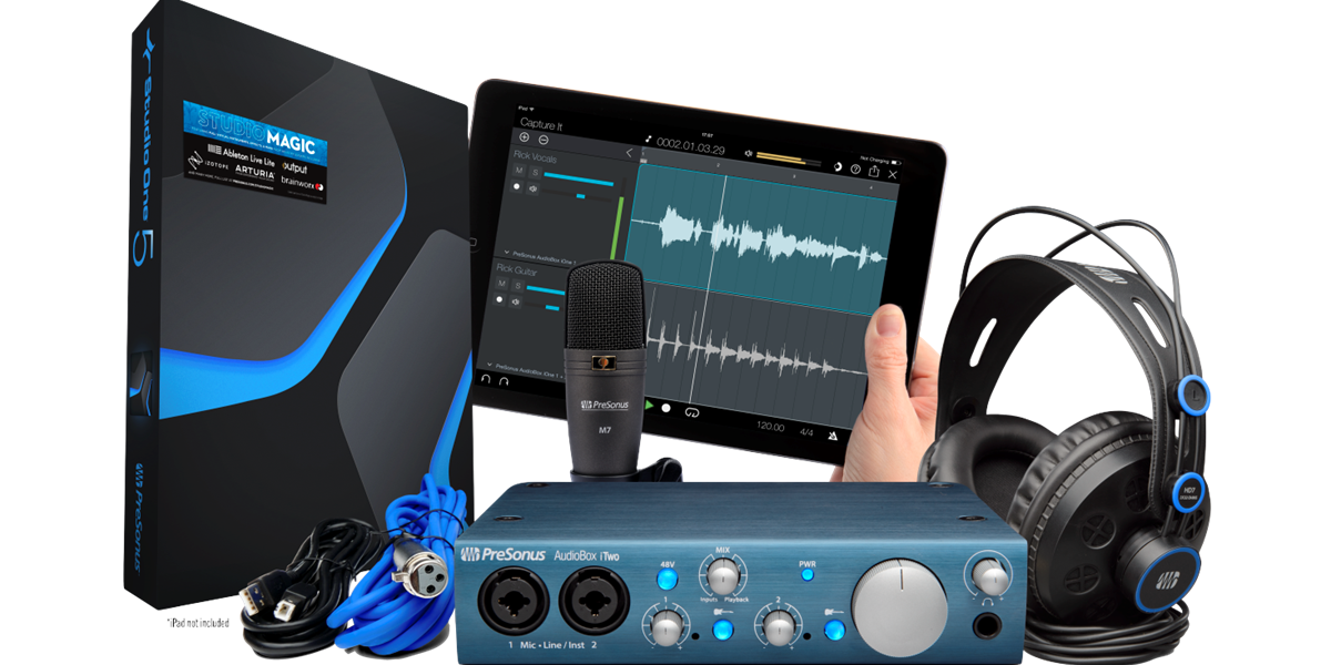 PreSonus® AudioBox® iTwo Studio, Black and - Innovations Music