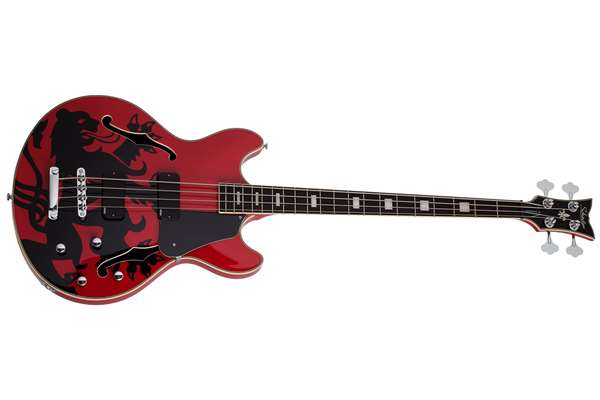 Simon Gallup Corsair Bass Red/Blk