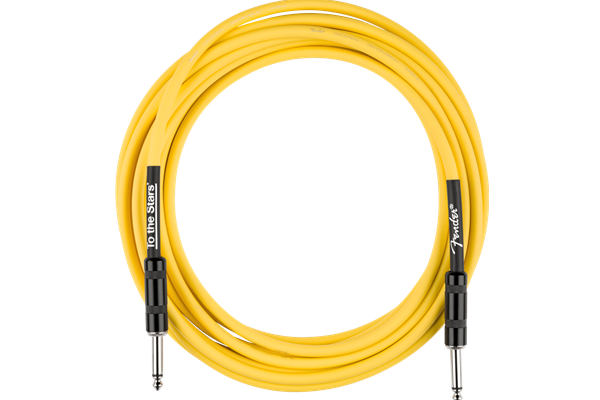 Tom DeLonge 10' To The Stars Instrument Cable, Graffiti Yellow