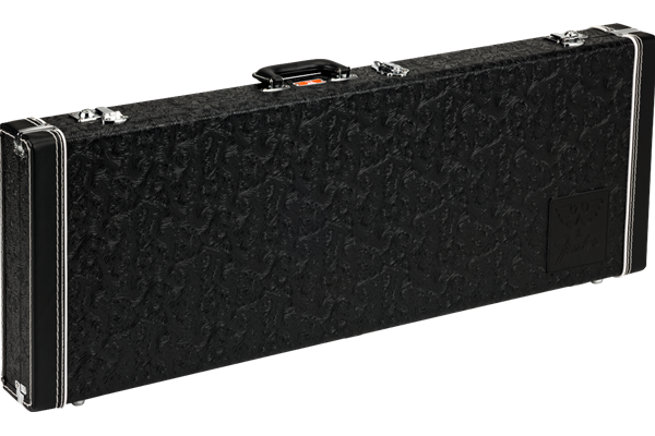 Waylon Jennings Strat/Tele Case, Black Tooled Leather