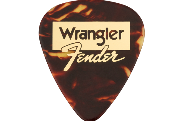 Fender® and Wrangler® Picks, 351 Shape, Tortoiseshell, (8)