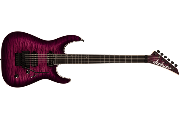 Pro Plus Series Dinky™ DKAQ, Ebony Fingerboard, Transparent Purple Burst