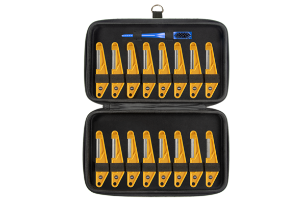 MUSICNOMAD Guitar nut files - 5-piece set for electric bass