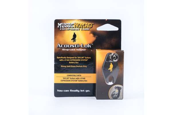 MUSICNOMAD Strap lock adapter for Taylor guitars with Expression System® 9V battery box