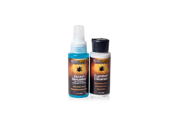 MUSICNOMAD Drum detailer & cymbal cleaner trial size pack - 2 oz.