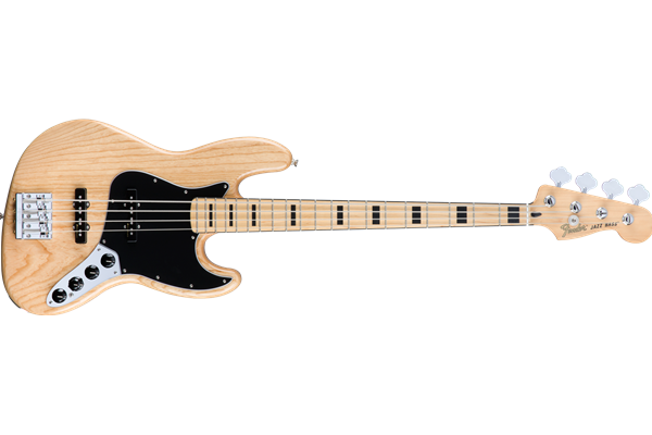 Deluxe Active Jazz Bass®, Ash, Maple Fingerboard, Natural