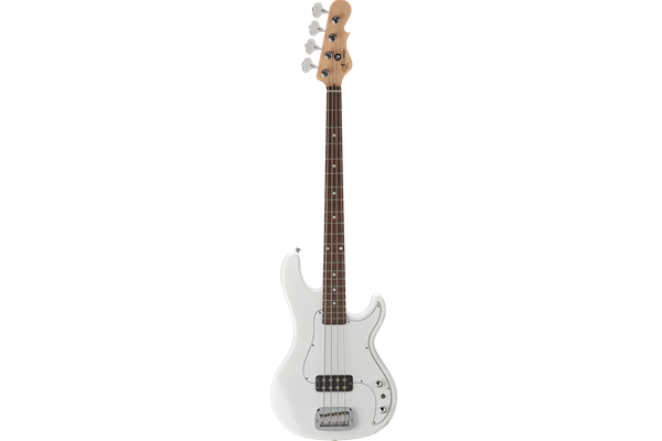 Tribute by G&L Kiloton Bass, Olympic White, 3ply White pg, Rosewood Fingerboard