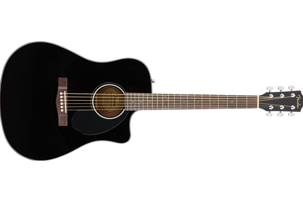 CD-60SCE Dreadnought, Walnut Fingerboard, Black