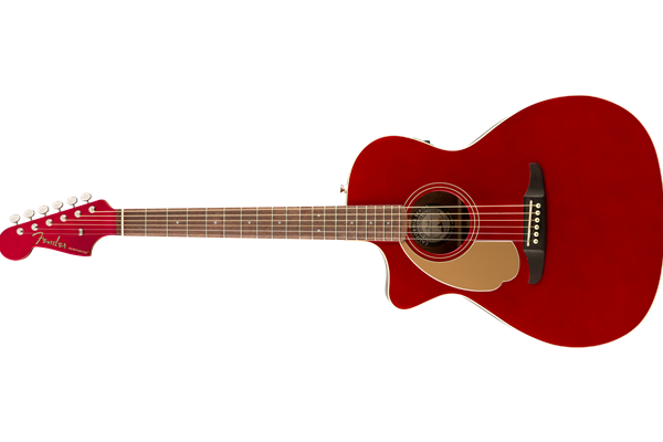 Newporter Player LH, Walnut Fingerboard, Candy Apple Red